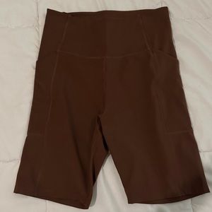 girlfriend collective compressive bike short with pockets